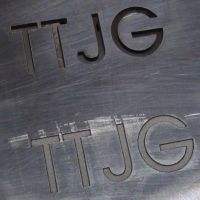 Deep carving of metal laser